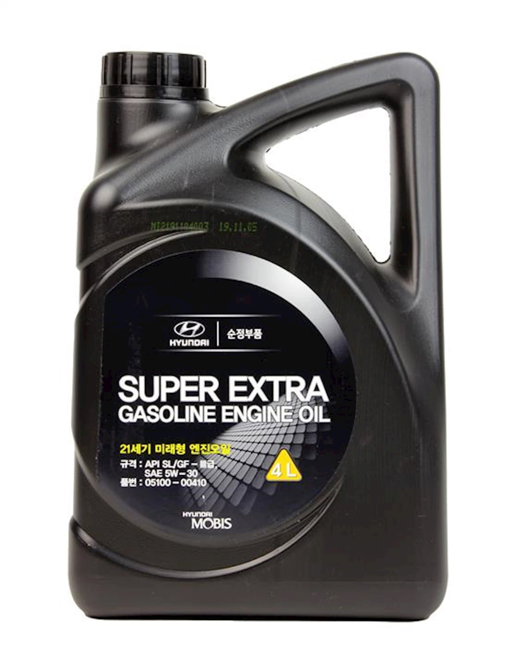 Motor yağı Hyundai/Kia Super Extra Gasoline 5W-30 4 l