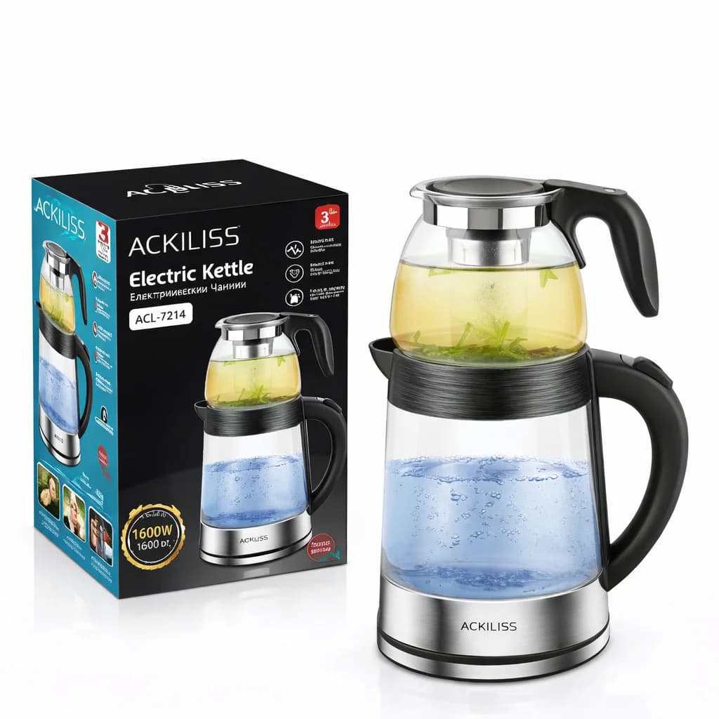 Elektrik çaydan və dəm çaydanı Ackiliss ACL-7214 1600 W