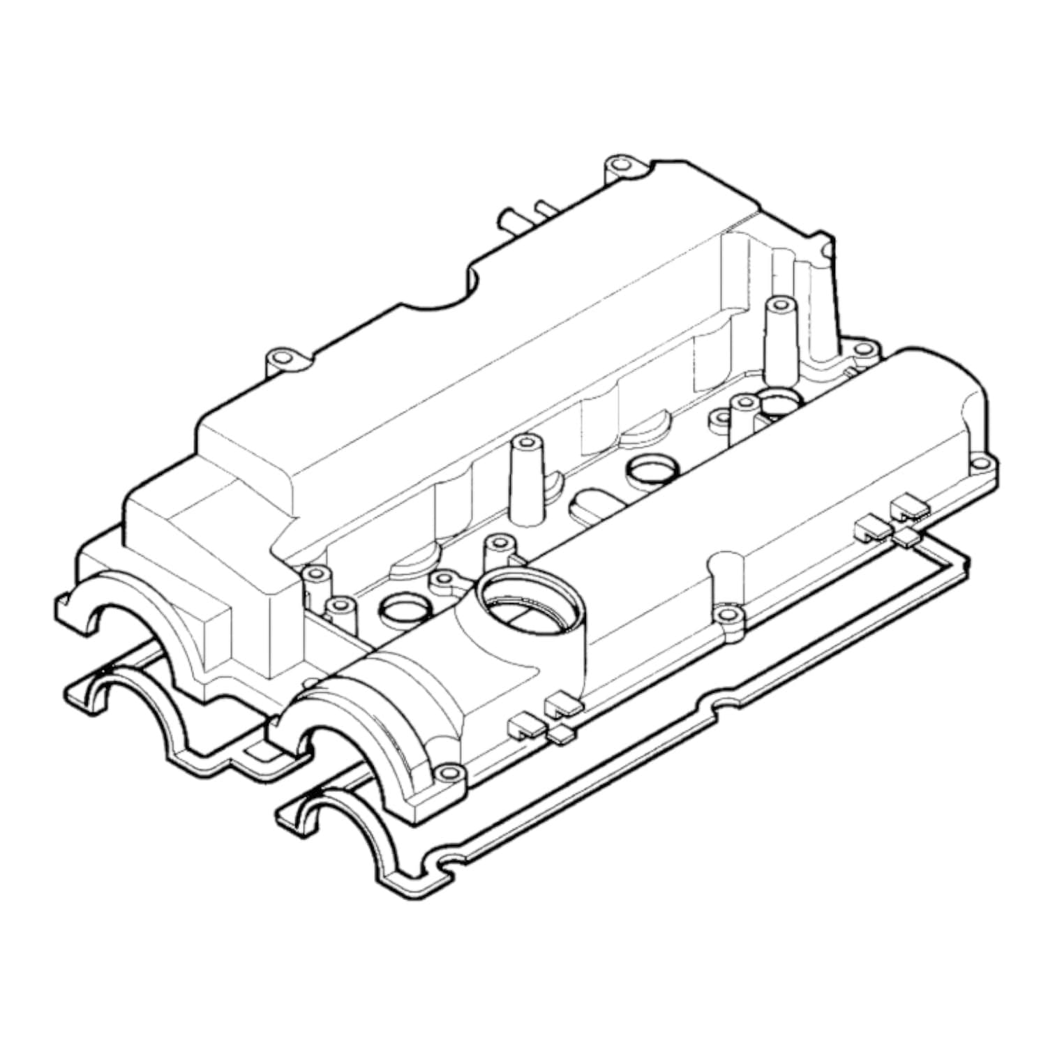 Mühərrikin üst qapaq araqatı Prestige 638177 90536414 Opel Astra 1.8Z 1998-2003/Opel Vectra B 1.8Z 1999-2002 üçün — şəkil 3