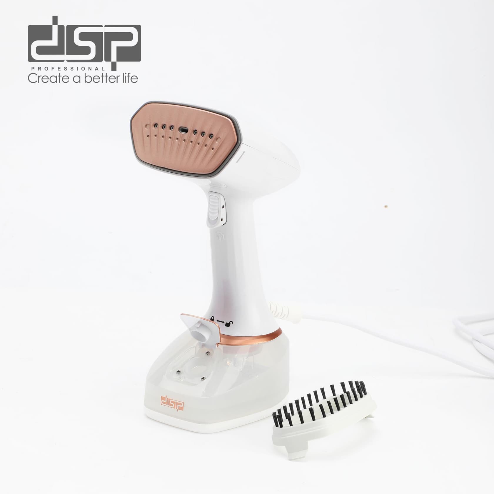 Əl geyim buxarlayıcısı DSP KD1121 LRD 1400 W 0.32 l ağ — şəkil 4