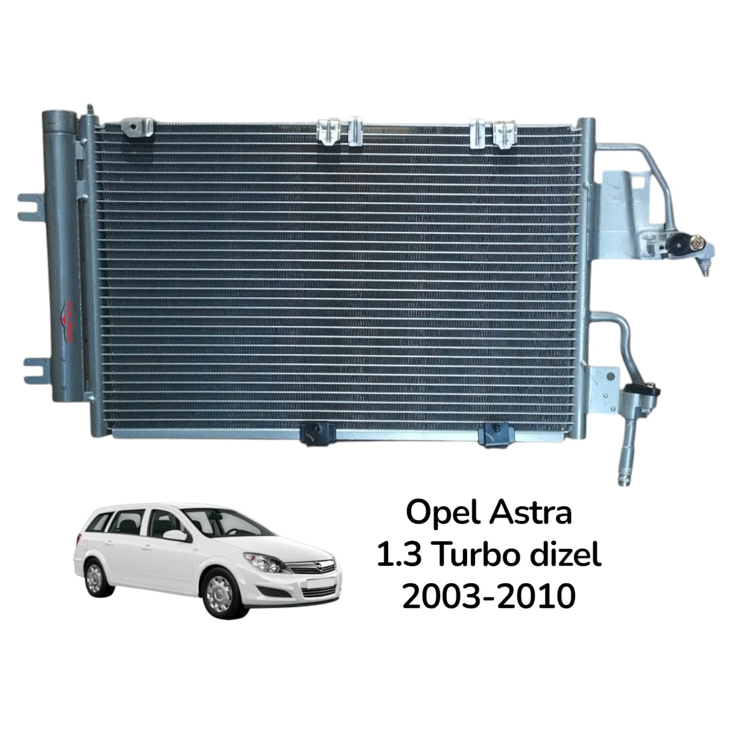 Kondisioner Radiatoru uzun Opel Astra 1.3/1.7/1.9 Dizel mühərriklər 2003-2010 üçün 1850111 93182213