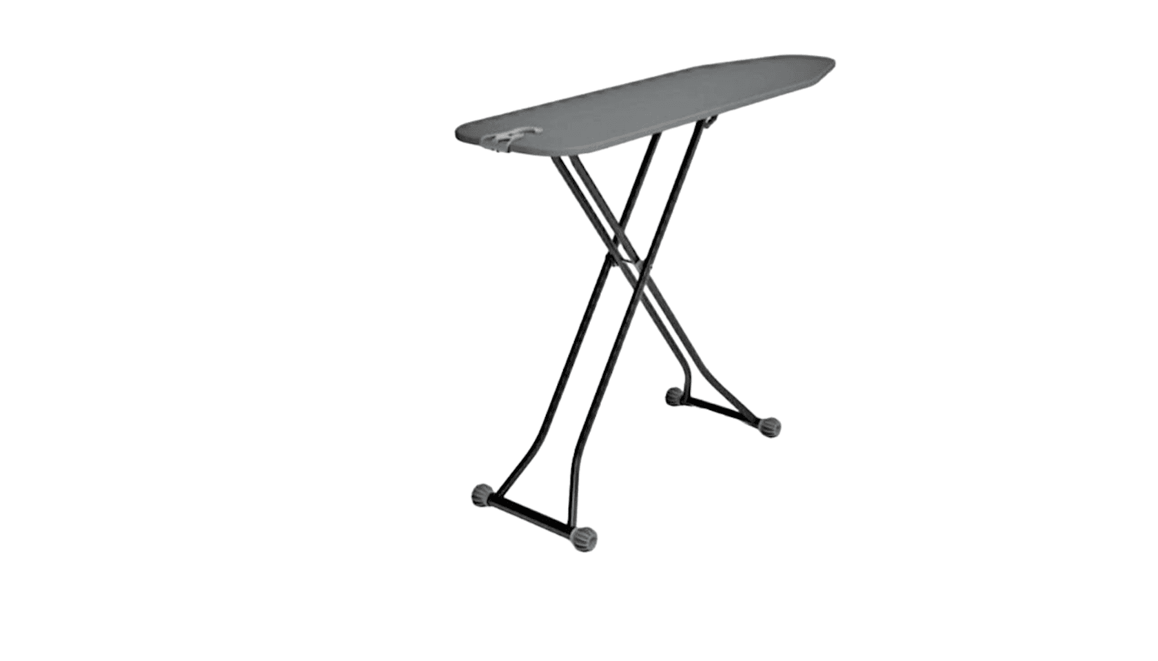 Ütü masası Perilla Gigi, 110×33 sm, qara/boz