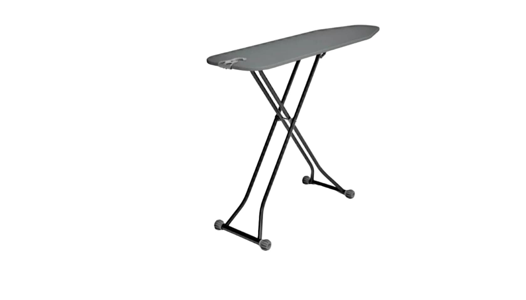 Ütü masası Perilla Gigi, 110×33 sm, qara/boz
