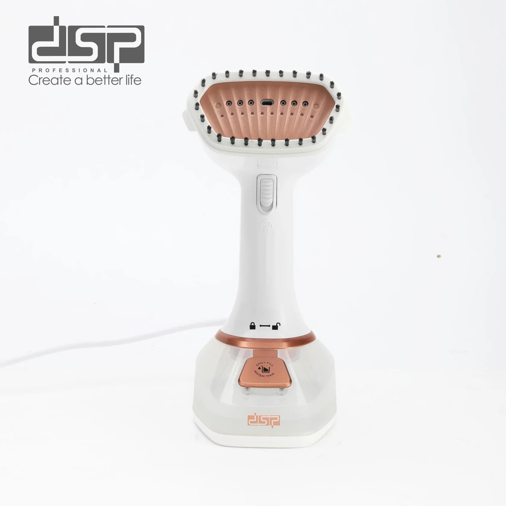 Əl geyim buxarlayıcısı DSP KD1121 LRD 1400 W 0.32 l ağ — изображение 8