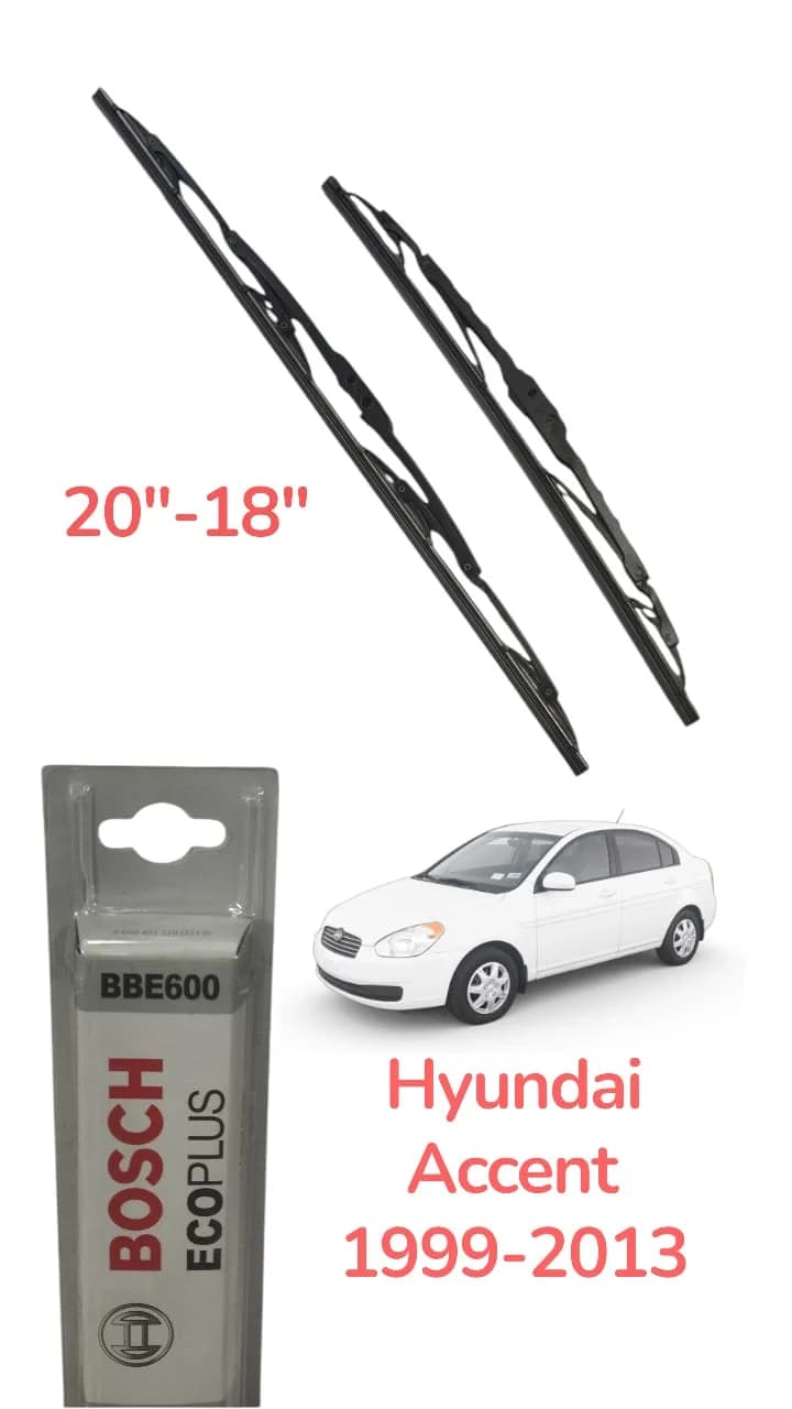 Avtomobil üçün şüşə silənlər Bosch Hyundai Accent 1999-2013 üçün
