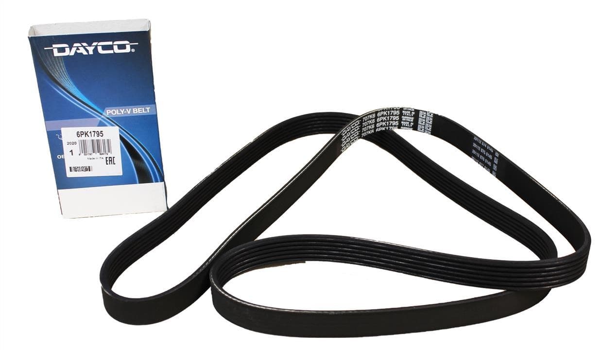 Dinamo kəməri Dayco 6PK1795 Bmw/Chevrolet/Nissan/Opel/Fiat — изображение 2