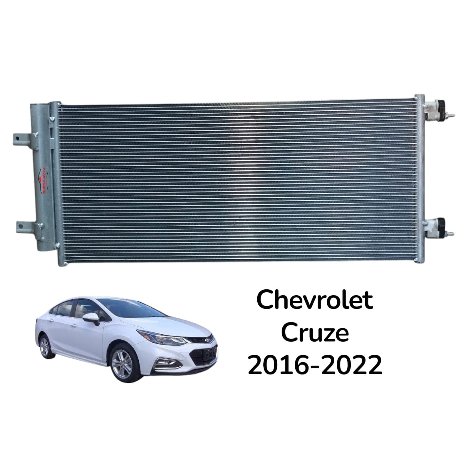 Kondisioner Radiqatoru Chevrolet Cruze benzin mühərriklər 2016-2022 üçün 42713043 — изображение 2