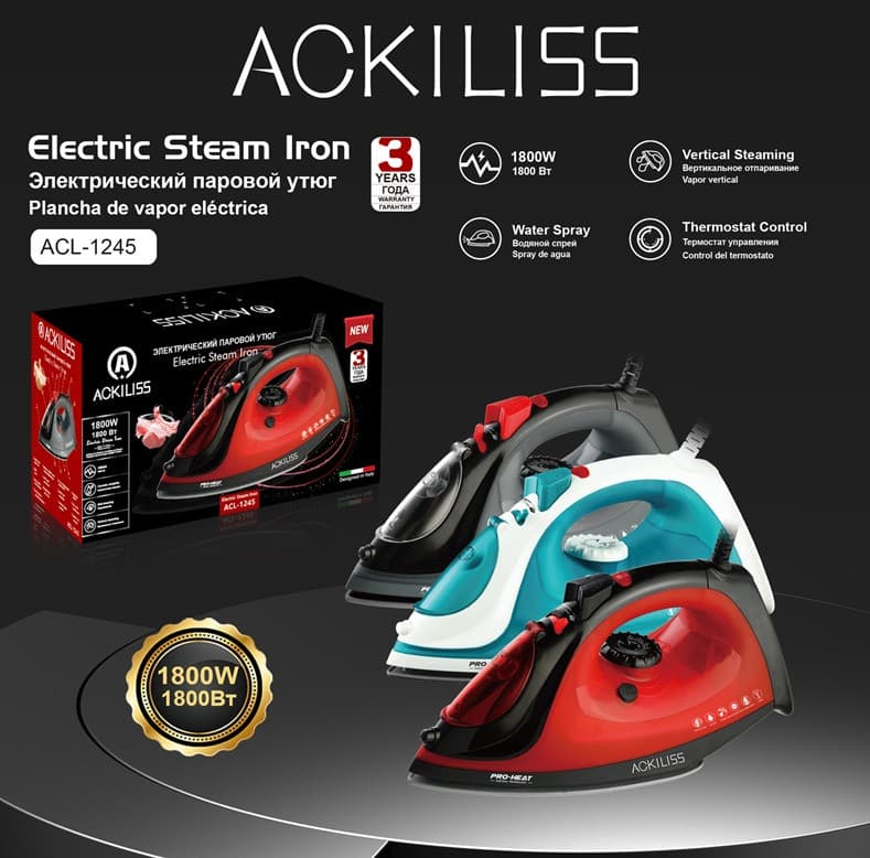 Ütü Ackiliss ACL-1245 Red
