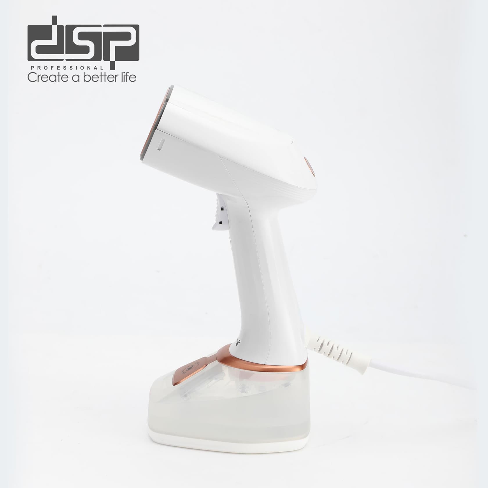 Əl geyim buxarlayıcısı DSP KD1121 LRD 1400 W 0.32 l ağ — şəkil 10