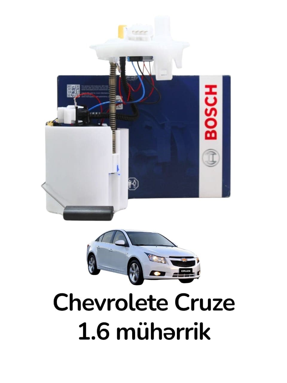Yanacaq nasosu Bosch Chevrolet Cruze 1.6 2009-2015 üçün (0580200369)