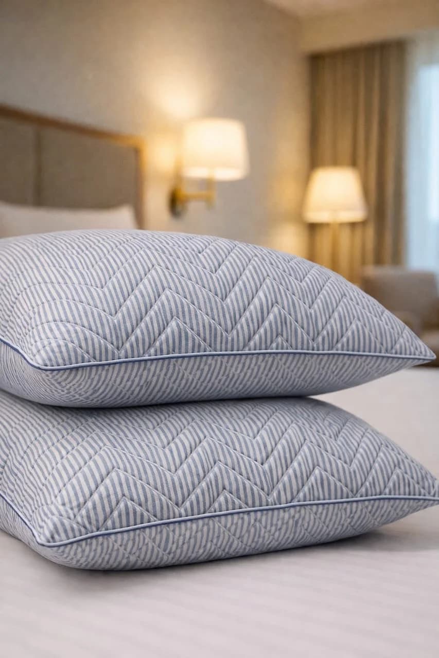 Yuxu üçün yastıqlar Bamboo, Fensen parça, sintipon və bamboo dolğu, yumşaq və rahat, 2 ədəd - Gstore 112