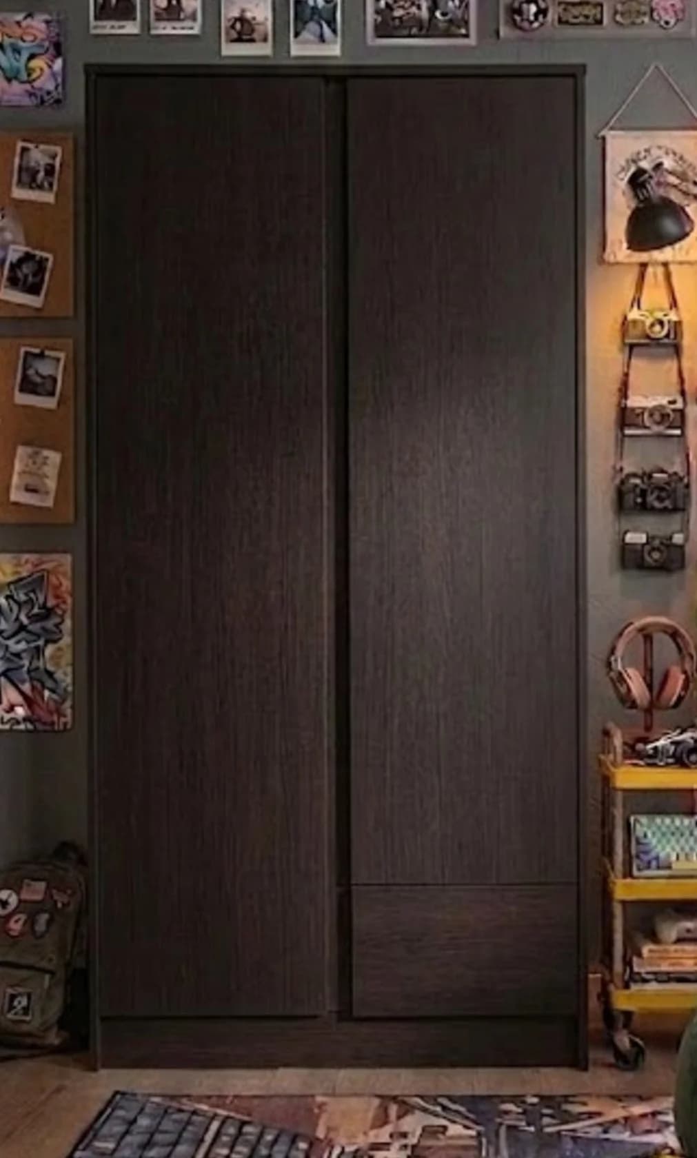 Döşəməüstü dolab, Laminat, Venge, 180x75x50 sm