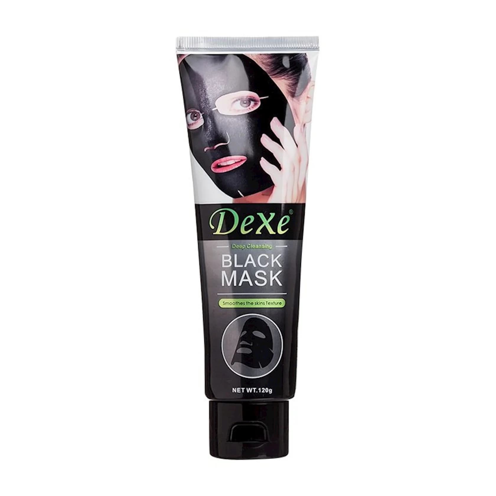 Üz üçün maska-plyonka Dexe Deep Cleansing Black Mask 120 q