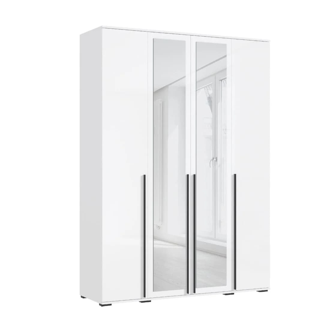 Şkaf SO76, laminat, ağ, 50x160x230 sm — image 2