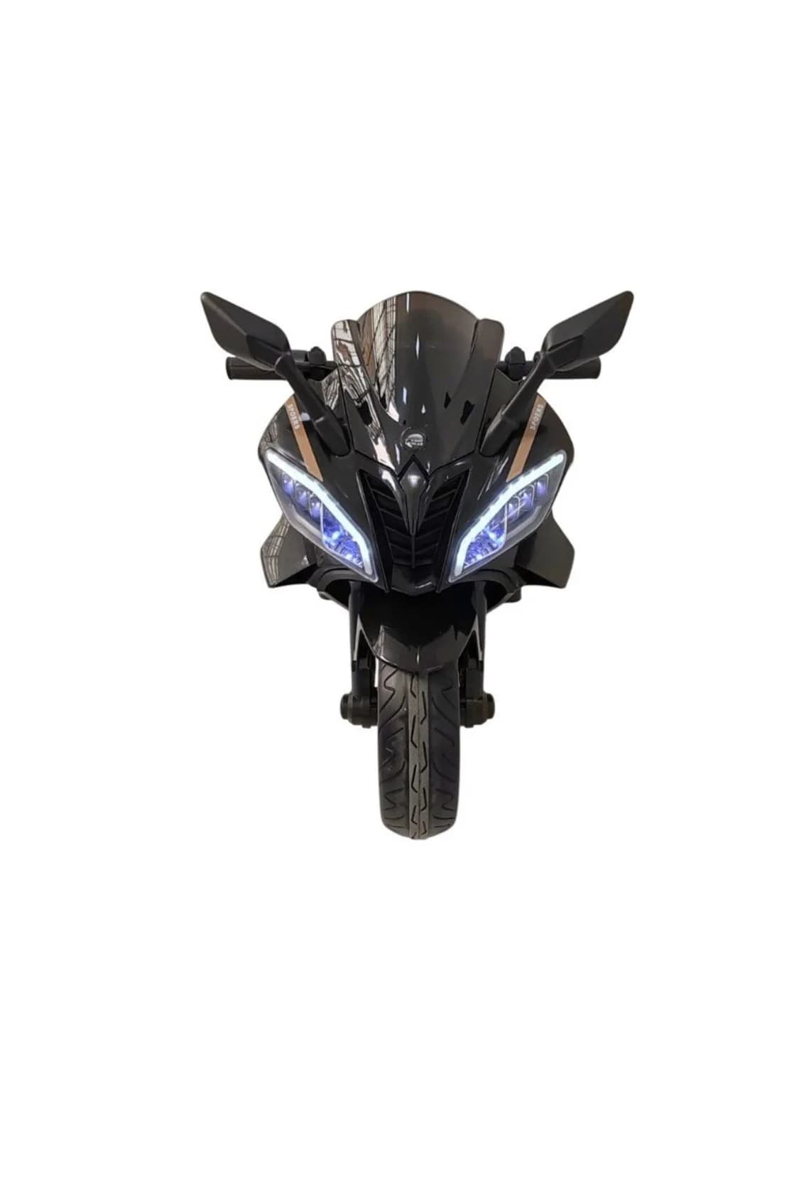 Uşaq eleketrik motosikli RS8, qara, 15 yaşa qədər — şəkil 2