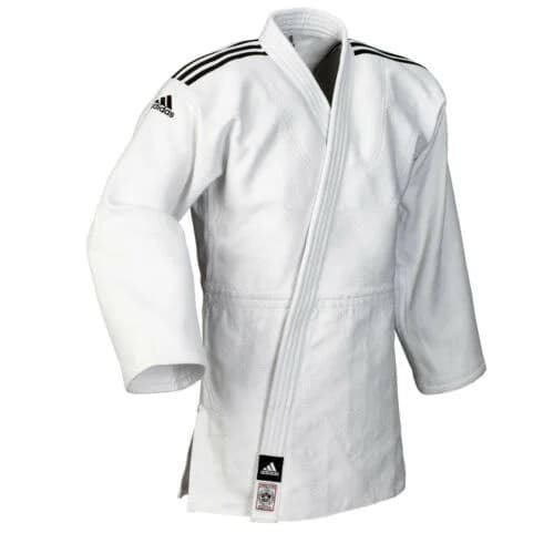 Cüdo məşqi üçün kimono SM991, ağ, pambıq, 160 sm, ölçü 3 — şəkil 3