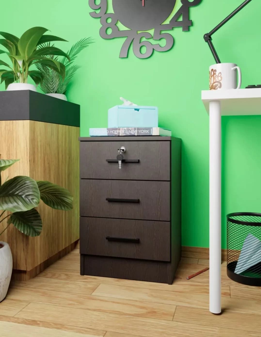 Tumba SO0011, laminat, 60x40x38 sm, qəhvəyi — изображение 3