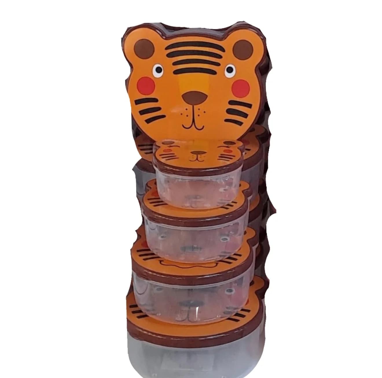 Saxlama qabı Aslan, 4 ədəd, plastik