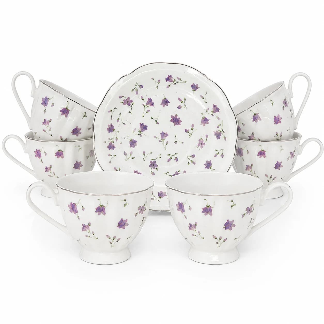 Çay servizi, 12 əd, Farfor, 200 ml