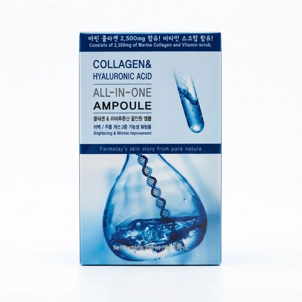 Üz üçün ampullu zərdab Collagen&Hyaluronic Acid All-In-One Ampoule, 250 ml