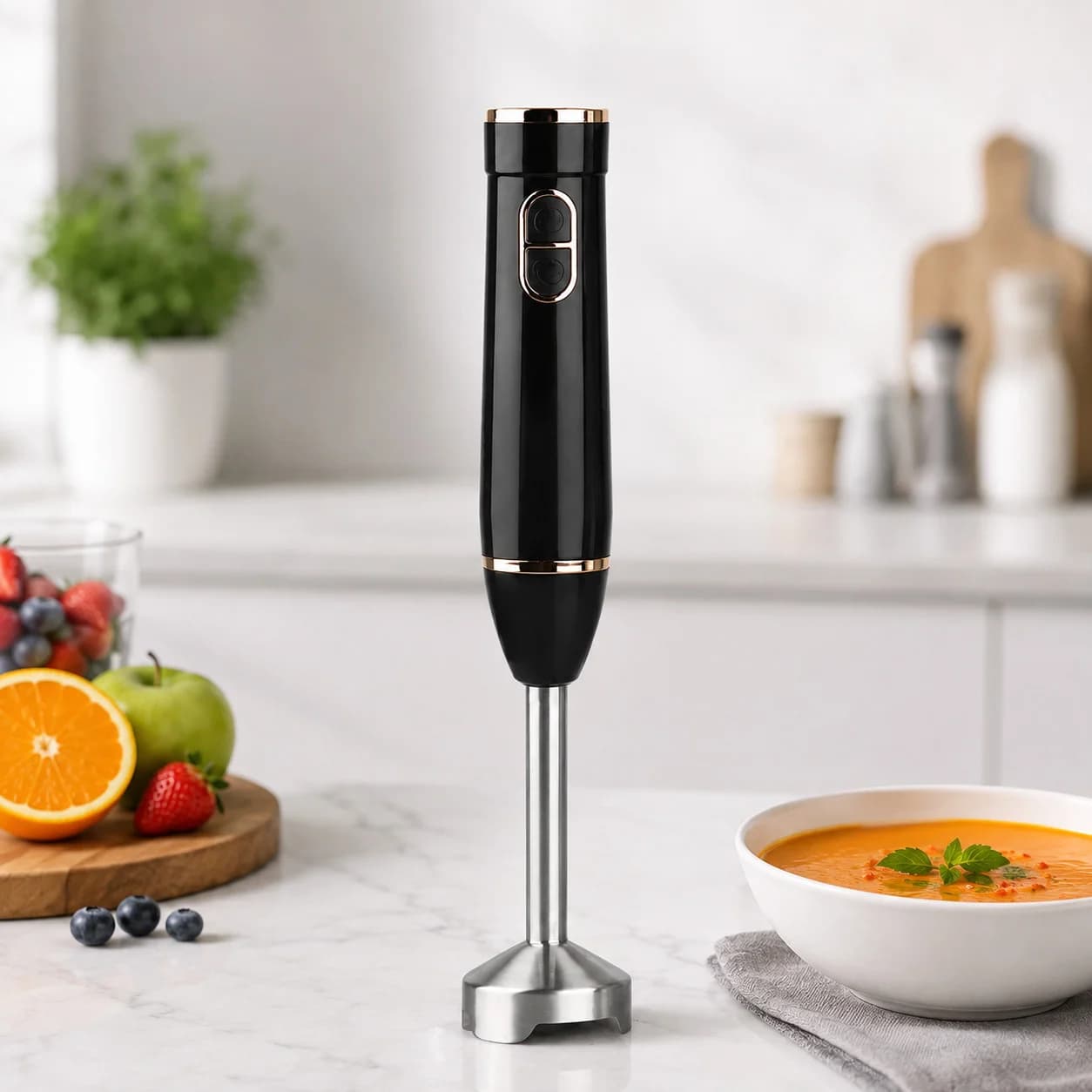 Blender RAF R.2926, salınma, 800 Vt, qara