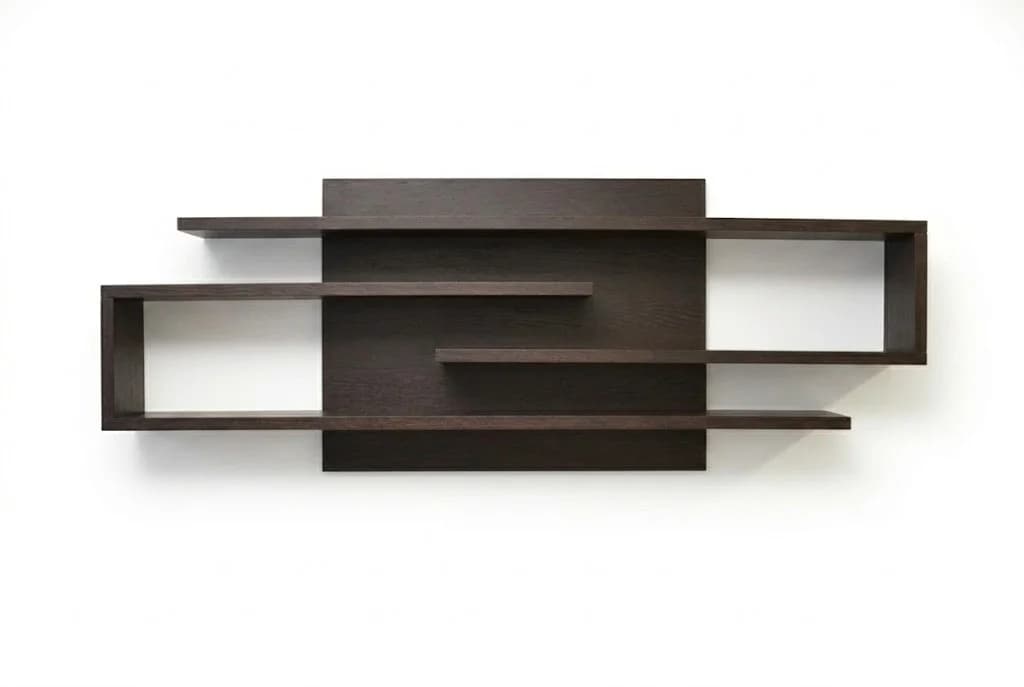 Rəf 2820, laminat, qəhvəyi, 80х60х25 sm