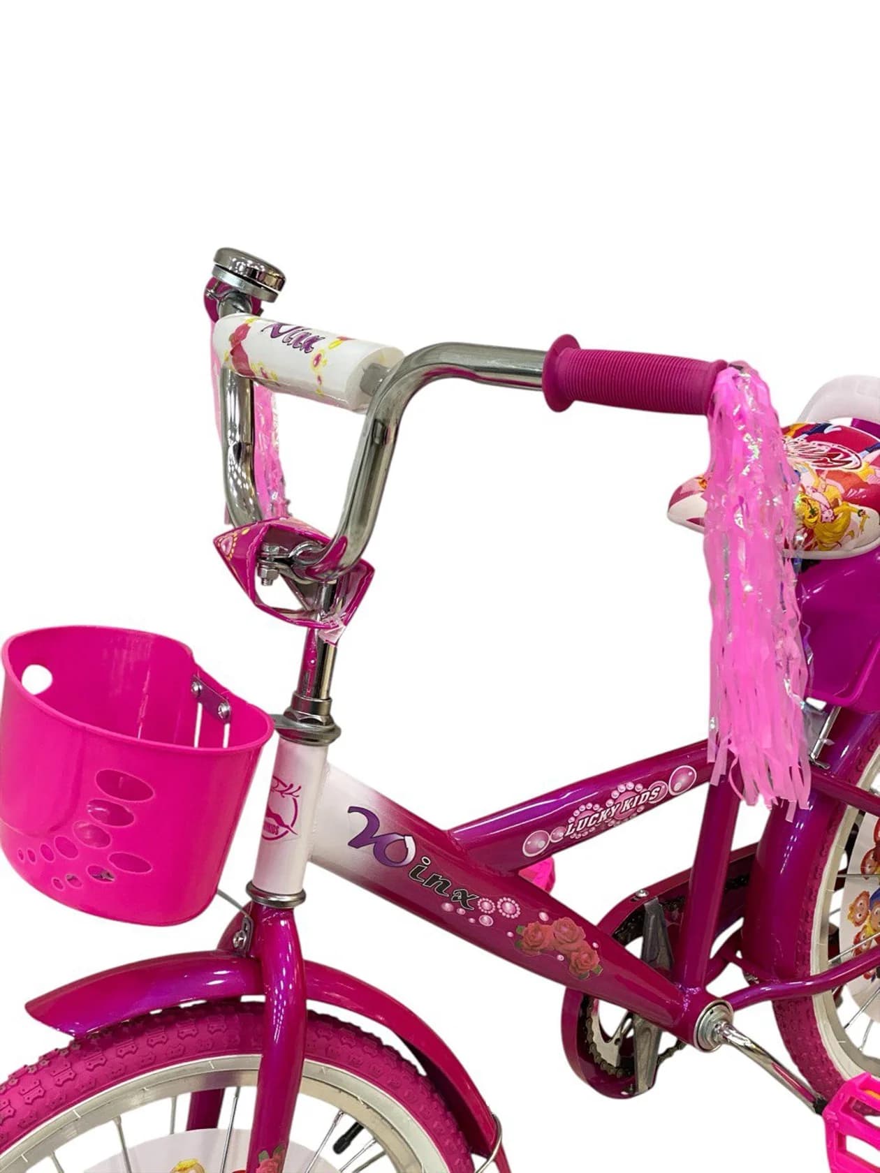 Uşaq velosipedi Lucky Kids Winx 20", çəhrayı — image 7