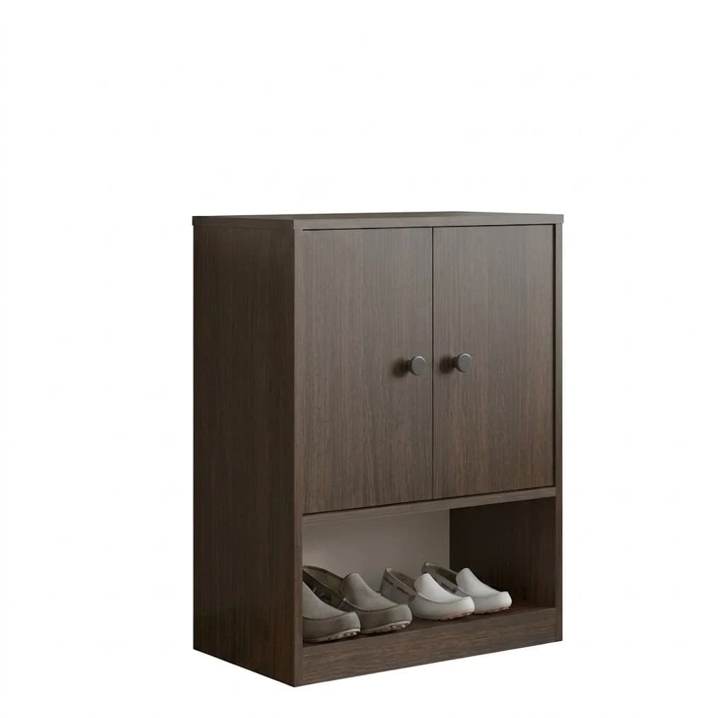 Tumba ayaqqabılar üçün MB9, laminat, 77x60x35 sm, tünd qəhvəyi