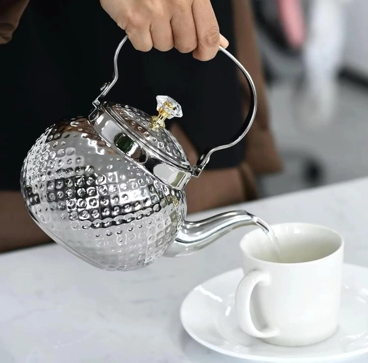 Dəmləmə çaydanı Model-8532, setka ilə, 1.2 l