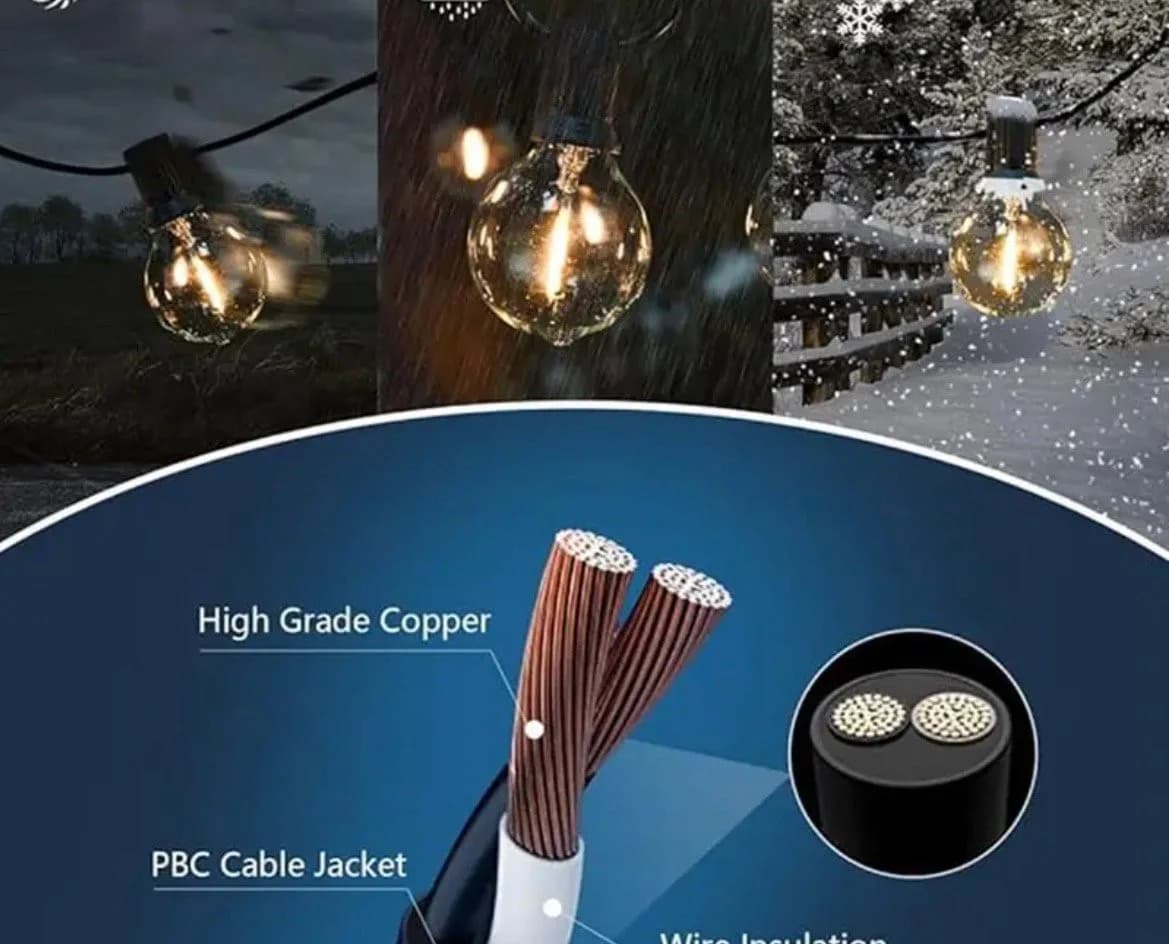 Sari lampa Çələng pp 5 metr — image 3