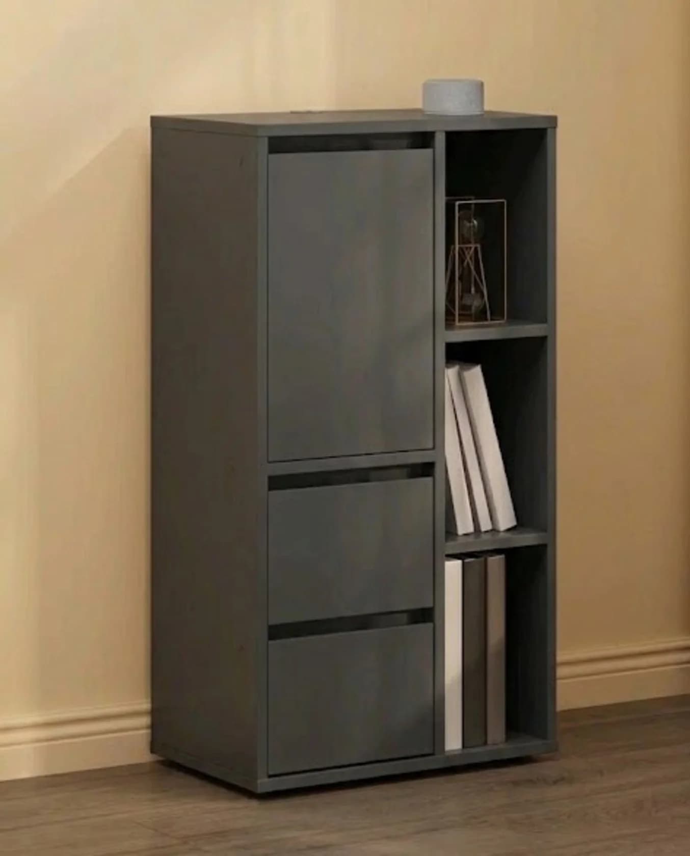 Tumba MB 23, laminat, antrasit, 90x60x35 sm