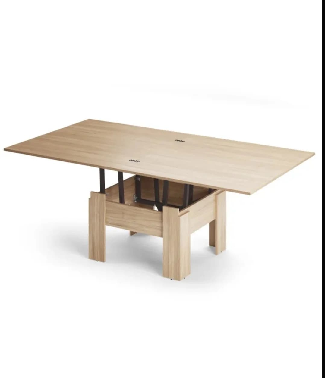 Jurnal masası SO0011, laminat, bej, 160x80x74 sm — image 2