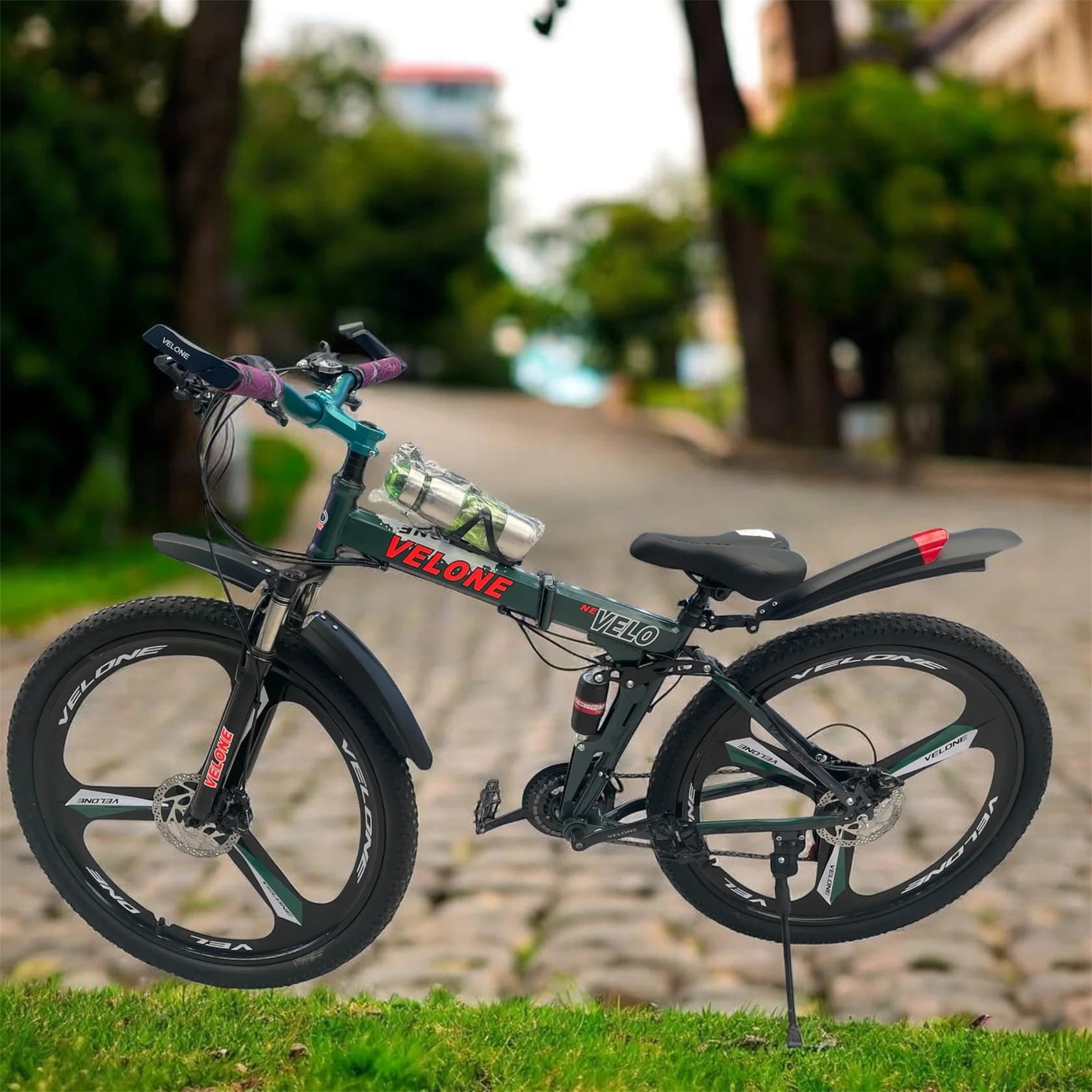 Dağ velosipedi Velocruz AMG, 29", yaşıl
