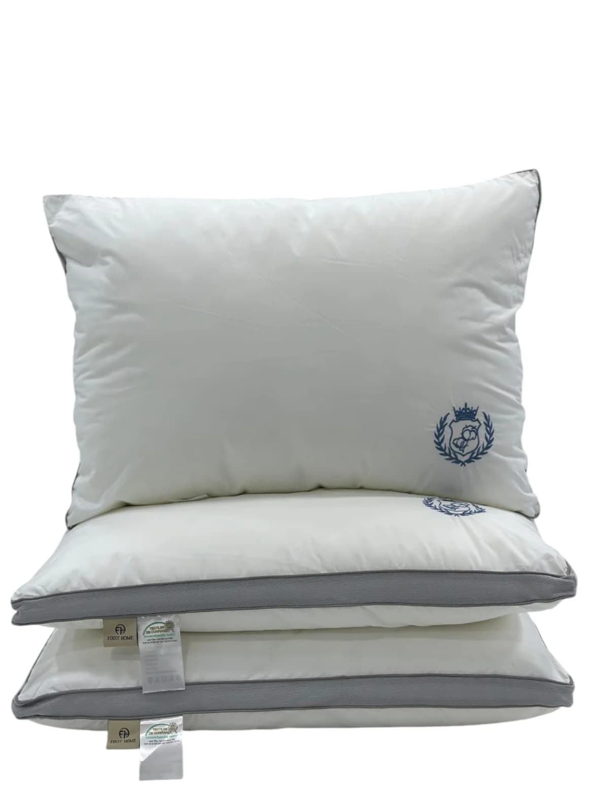 Yastıq First Home Mikrogel, 50x70 sm, Üz parçası: 100% pambıq, İçi: 100% bamboo, antibakterial və antiallerjik - GS_1_001