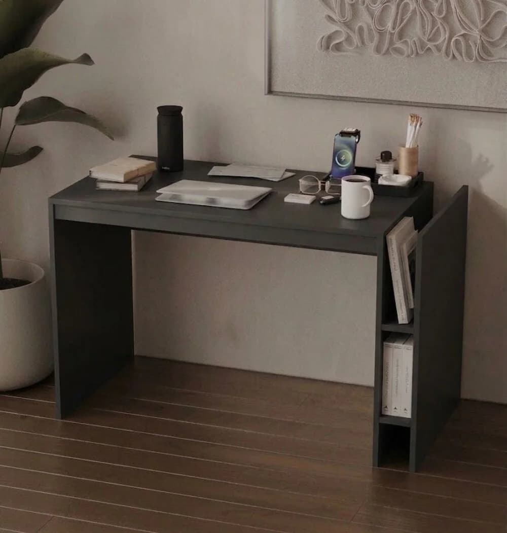 Yazı masası MB 14, laminat, antrasit, 90x75x50 sm