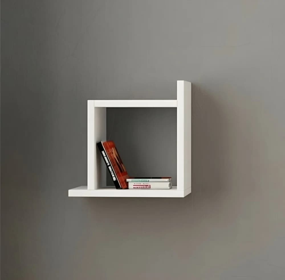 Rəf 35674841, laminat, ağ, 30x30x25 sm