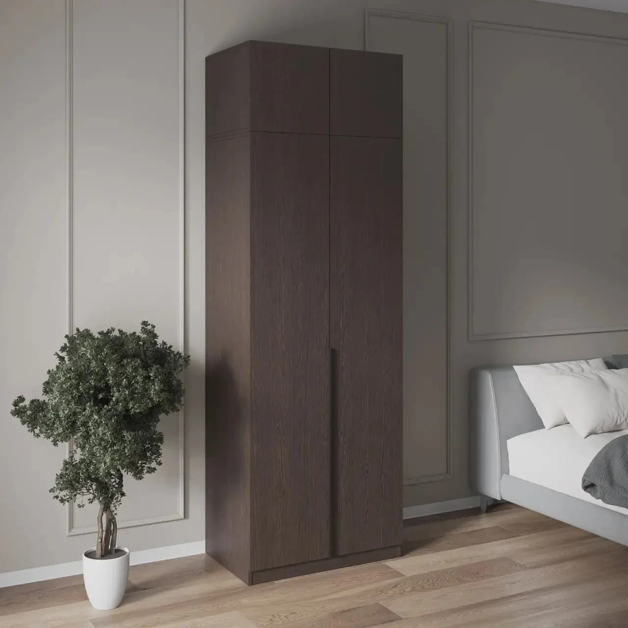 Şkaf Yagmur, laminat, venge, 240x80 sm