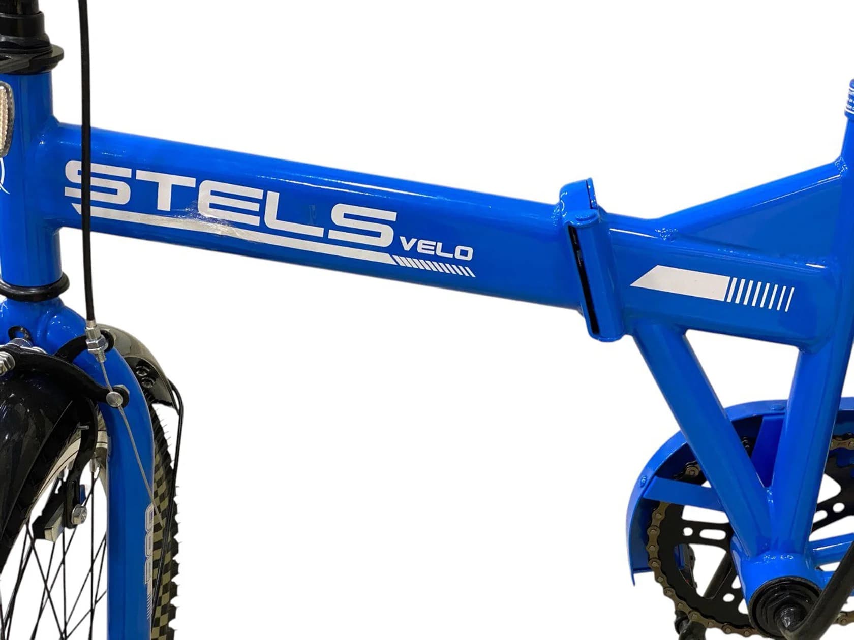 Qatlanan velosiped Stels, göy — image 3