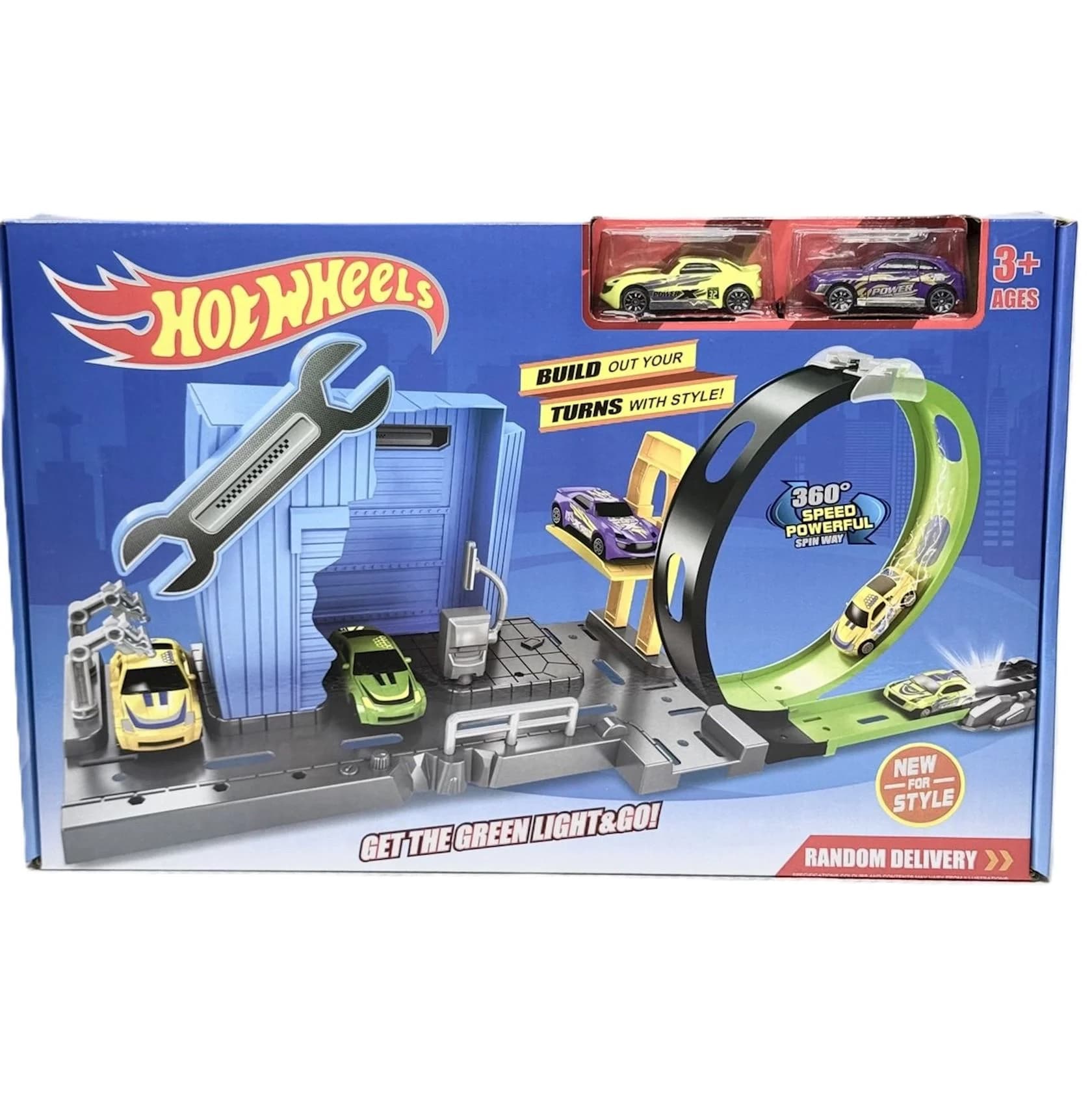 Oyun dəsti Hotwheels HW14, plastik, 3+ yaş