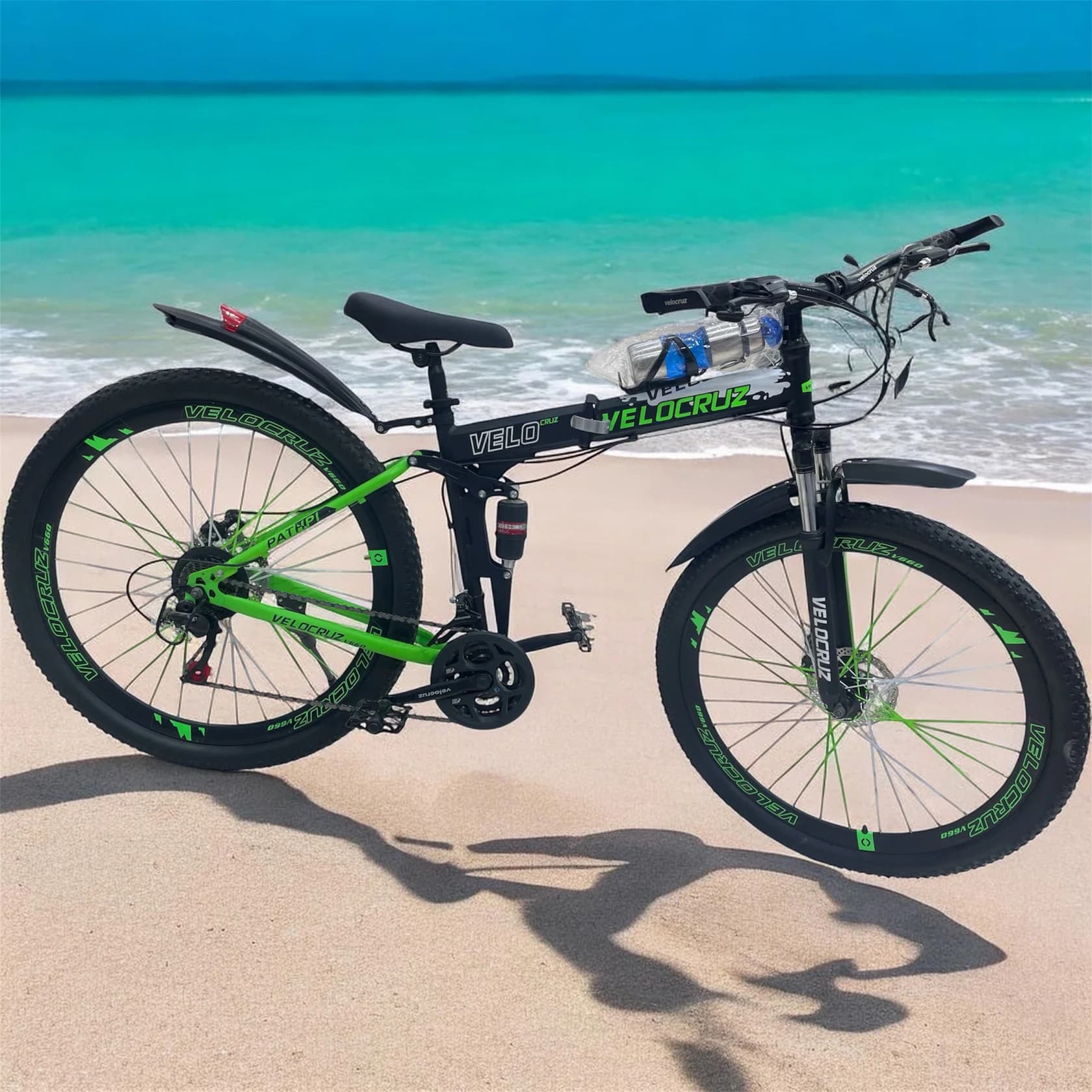 Dağ velosipedi Velocruz 97, 29", yaşıl