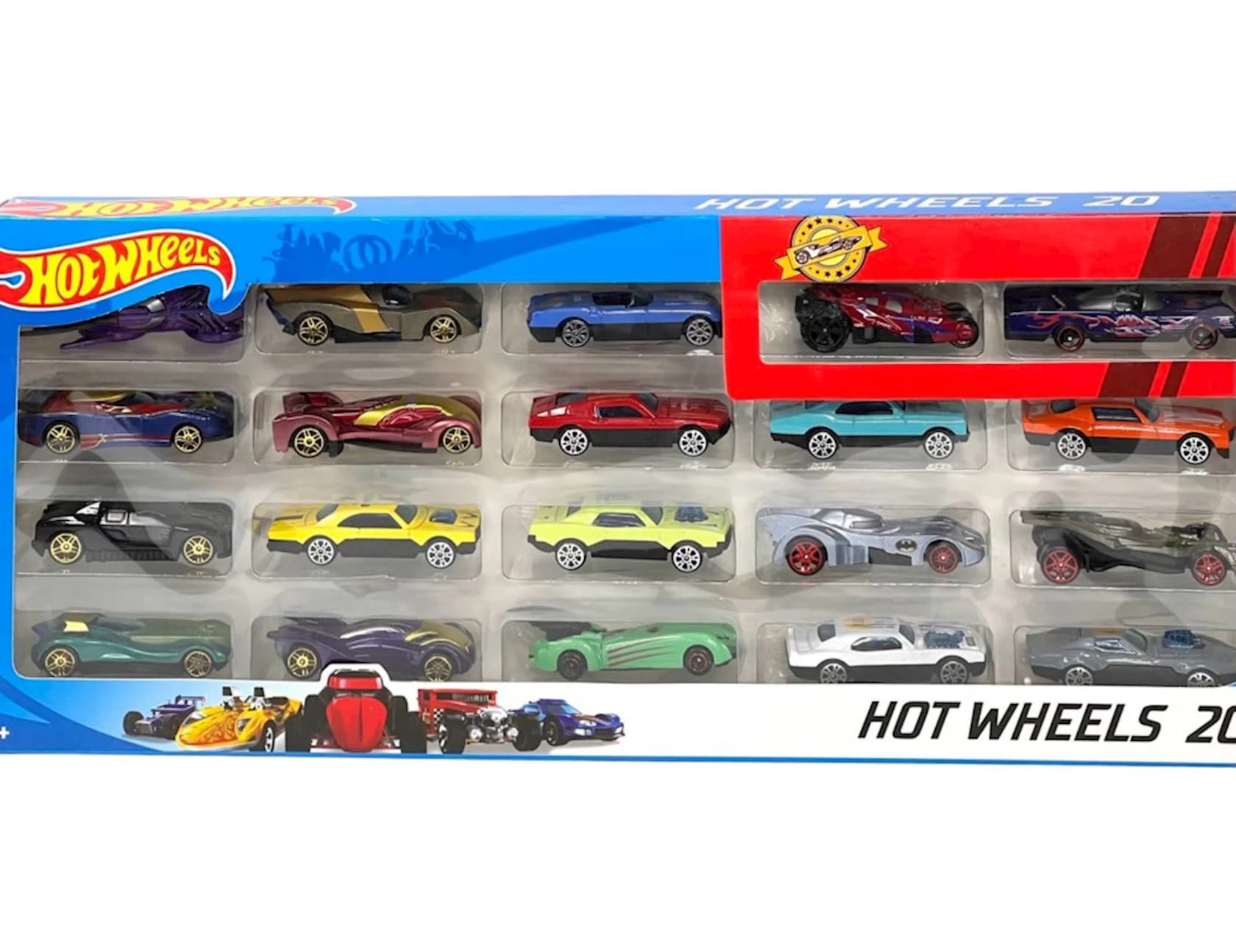 Oyuncaq maşın dəsti Hot Wheels 20, rəngbərəng