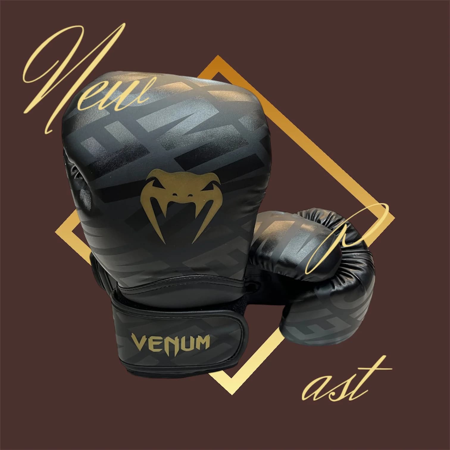 Boks əlcəyi Venum, ekodəri, qara, ölçü 12 — image 3