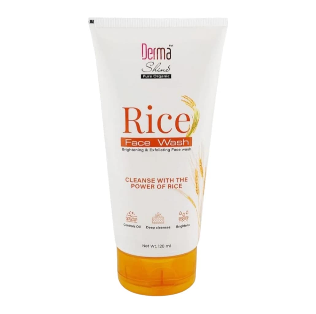 Üz yuma geli Düyü tərkibli Derma, 120 ml