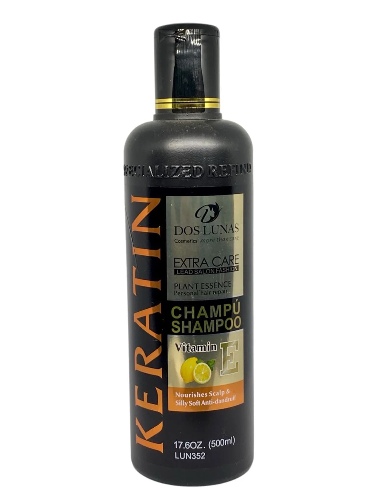 Saçlar üçün şampun Dos Lunas Keratin Extra Care Vitamin E 500 ml