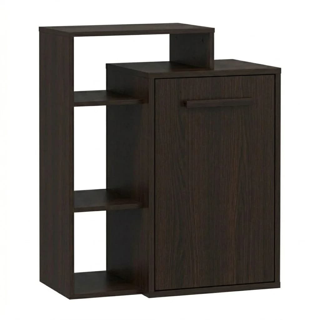 Tumba ayaqqabılar üçün MB2, laminat, 85x85x35 sm, tünd qəhvəyi