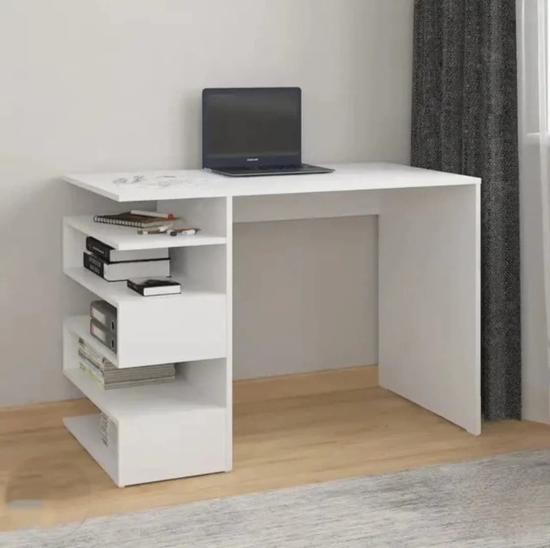 Yazı masası SO112, laminat, 110x50x75 sm, ağ