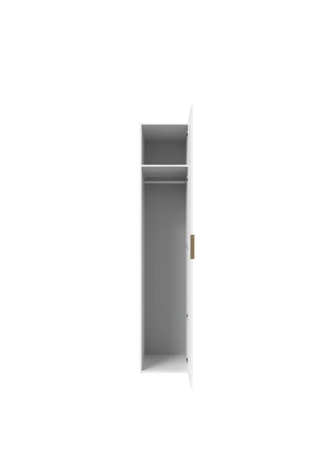 Şkaf SO001, 210x45x40 sm, laminat, ağ — image 4