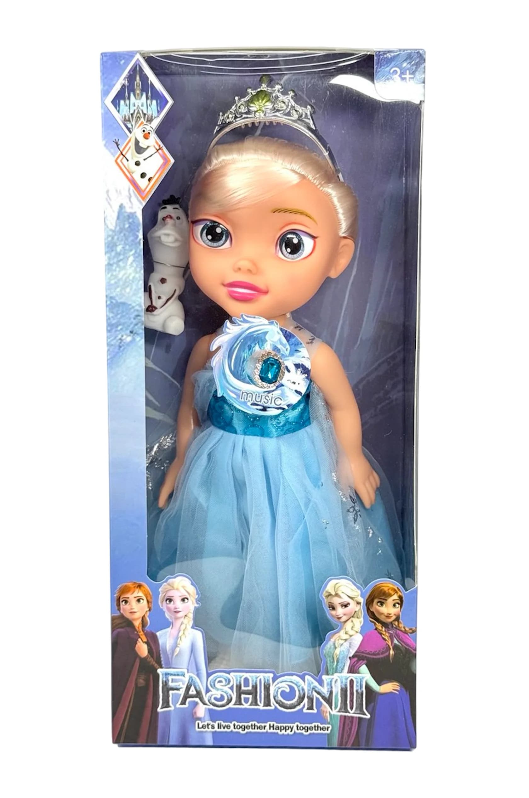 Kukla Fashion 2 XY028A, mavi, 3+ yaş