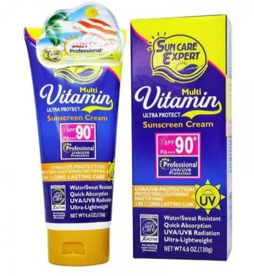 Günəşdən qoruyucu krem Multi Vitamin SPF90, 130 q