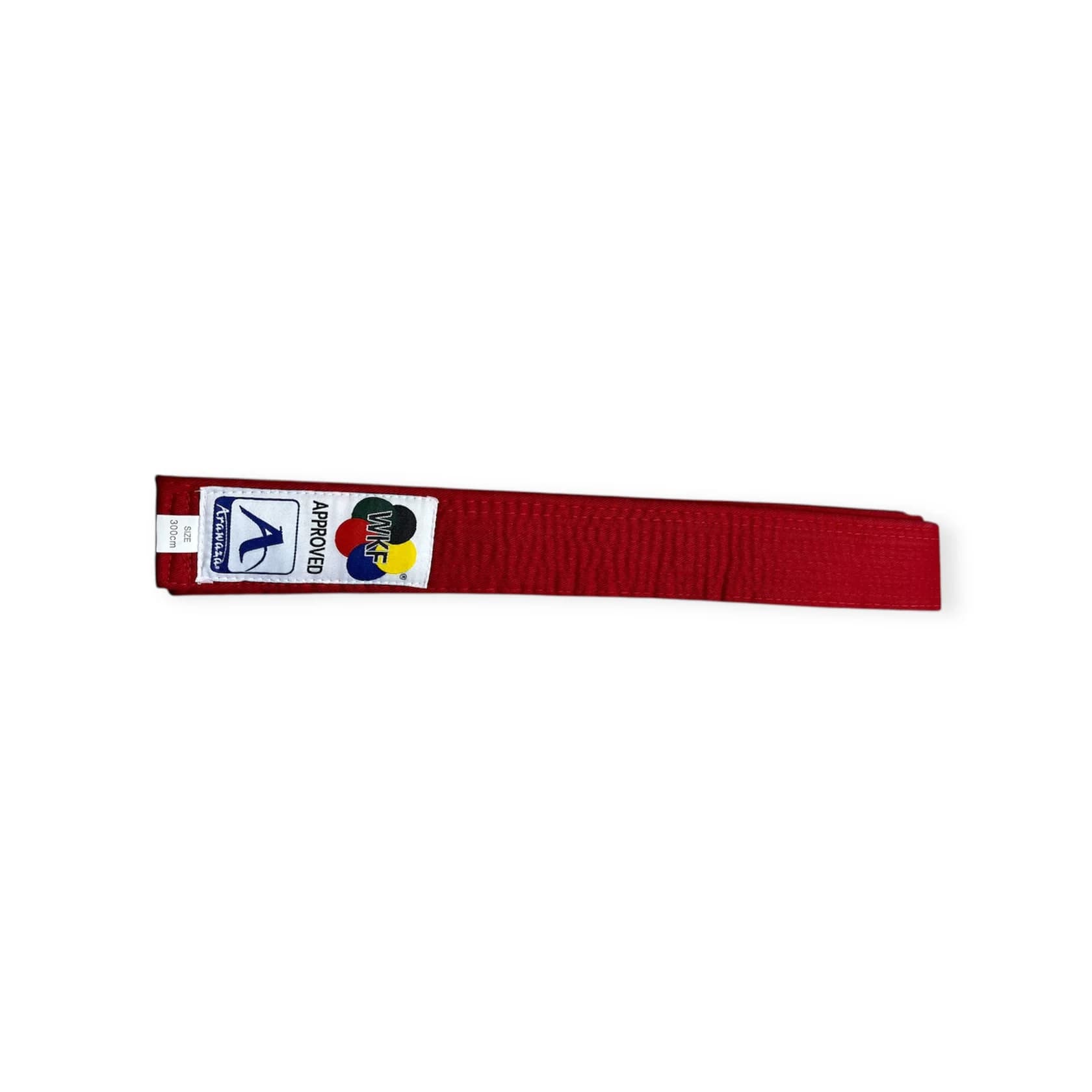 Karate kəməri Aravaza, qırmızı, 300 sm — image 2